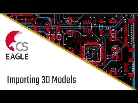 How to import 3D models on Eagle