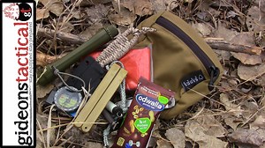 Sabra-Gear removable waist belt molle pocket: Mini survival kit inside!