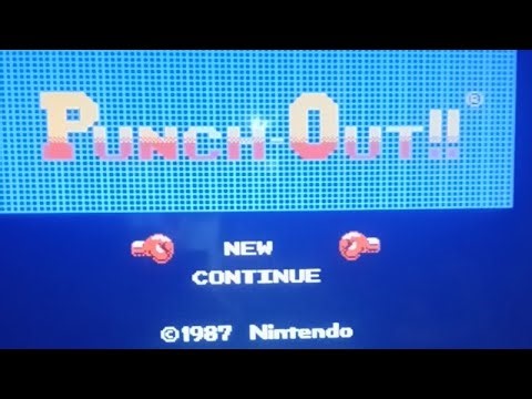 punch 👊 out NES classic I have never beat this game