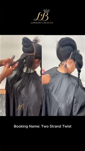 Two Strand Twist Transformation | Before & After Protective Style