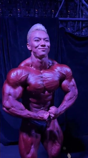 Asian Bodybuilder Posing (osen wang) #motivation #aestheic #aesthetic #posing