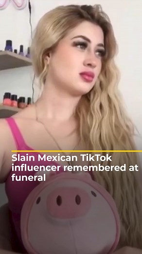 Mourners gathered to celebrate the life of 23-year-old beauty influencer Valeria Marquez, who was shot dead during a TikTok livestream at her salon in Jalisco, Mexico. Her killing is being investigated as a possible femicide. | Al Jazeera English