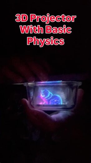 3D projector with basic physics #activitybasedlearning #scienceexperiment #sciencefun #experiements