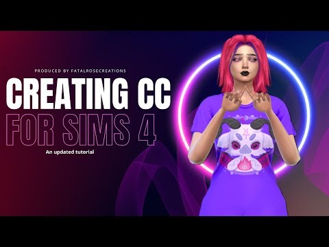 Tutorial: Creating CC for the Sims 4: Updated CC Creation Method