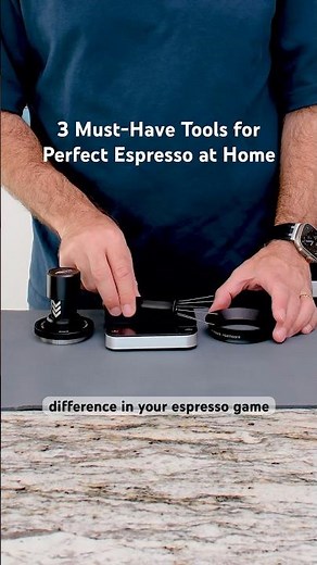 3 Must-Have Coffee Accessories for Perfect Espresso at Home #homebarista #espresso #espressomachine