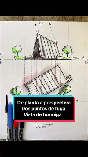 Aprende a Dibujar Perspectivas de Plantas Arquitectónicas