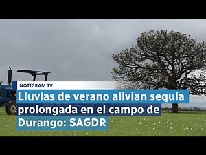 Lluvias de verano alivian sequía prolongada en el campo de Durango: SAGDR