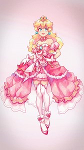 Princess Peach lolita dress details❤️ Guys, check out this Princess Peach lolita dress!!! You can see the details of this dress in the video. Did this dress catch your eyes? What do you think of the details? Art by: instagram.com/akuoart/ . . ❤️Dress: miccostumes.com/akuoart-x-miccostumes-mario-princess-peach-dress-flounce-royal-gown-cosplay-costume-outfits-with-crown-earrings-accessories-154269p.html | Miccostumes