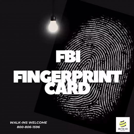 Need an FBI Fingerprint Card? We’ve got you covered—fast, professional, and walk-in friendly! Whether it’s for a background check, adoption, or out-of-state licensing, we handle it all at On The Go Services. No appointment needed. Just stop in! Questions? Call us at 800-806-1596 Tag someone who might need this service or share to your story! . . #fingerprintcards #fbifingerprints #clevelandbusiness #WalkInsWelcome #OnTheGoServices #backgroundcheck #QuickAndEasy #ohioservices | On The Go Services