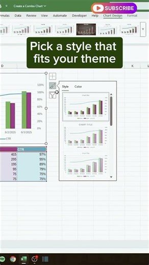 “Excel Combo Chart | Data Ko Banao Professional 📊” #shorts