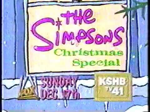 KSHB-TV "The Simpsons Christmas Special" Promo 1989