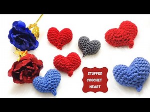How To Crochet Amigurumi Heart Easy Crochet Stuffed Heart