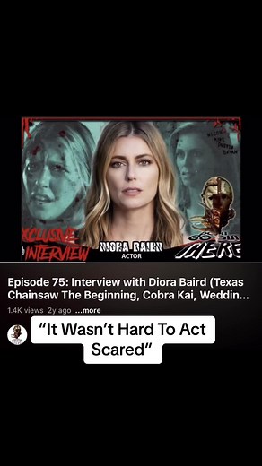 Diora Baird on Real Fear in Texas Chainsaw Massacre