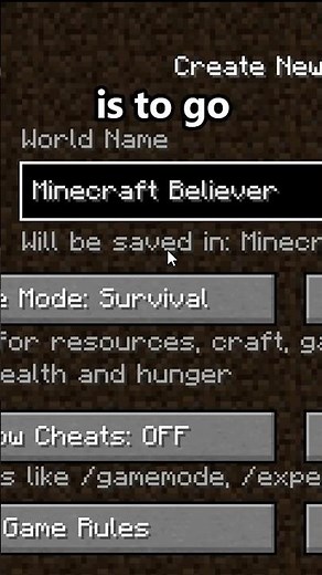 Minecraft but I HAVE to sing BELIEVER?! 😳 #Shorts