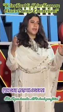 Ekta Kapoor Talks Astrology, ‘K’ Obsession & Launches ASTRO App | Full Video 🪄