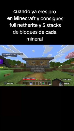 full netherite y muchos stacks de bloques rápida mente #minecraft #survival #viral #facil #netherite