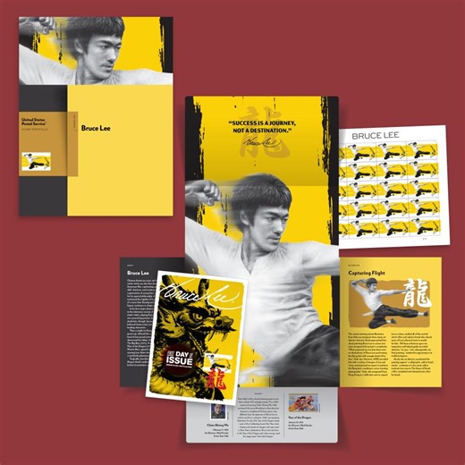 Bruce Lee Stamp Portfolio — Stamps Forever
