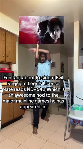 Leon Kennedy's Resident Evil Requiem License Plate