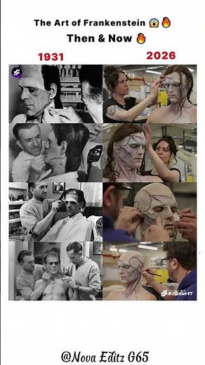 Frankenstein🤡 Then & Now – ( 1931-2026 )Makeup Evolution Explained