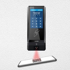 [Hot Item] Programmable Linux WiFi School Access Control Touch Screen NFC RFID Reader with Qr Code Scanner