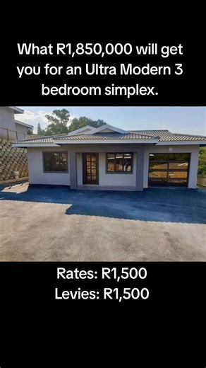 Ultra Modern 3-Bedroom Simplex for R1,850,000