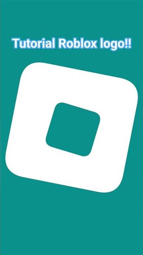 Roblox logo tutorial it's very easy. try it