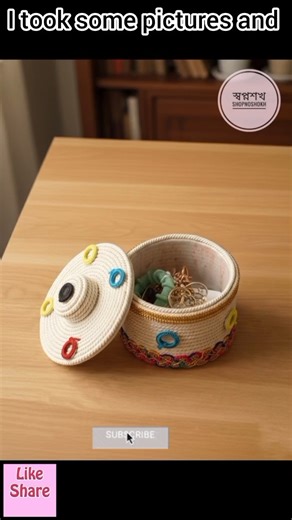 How to make a container with waste cello tape roll.#diy #wastematerialcraft #foryou #upcycleproject