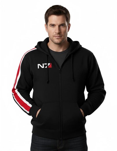 Commander Shepard Inspired N7 Hoodie:sci-fi Game Cosplay Hoodie Unisex Gaming Hoodie Futuristic Street Wear - Etsy