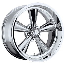 US Mags Standard Wheel 15"x7" Chrome Mustang 1965-1973
