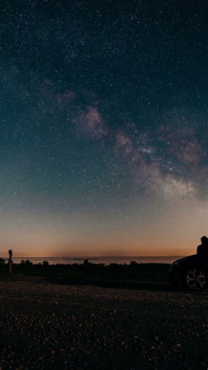 Milky Way Magic in 10 Seconds 🌠 | Starry Night Short