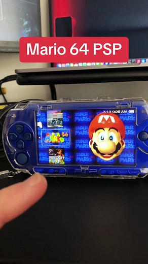 Did you know that Mario 64 I can run on the PSP system? Here is a quick tutorial on how to get the game on to you PSP. #psp #hackedpsp #supermario64 #mario64 #n64 #playstationportable #newpsp #pspgame #pspgames #fyp
