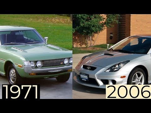 Toyota Celica Through The Years