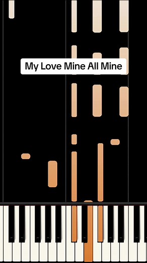 My Love Mine All Mine - Piano Cover #mitski #mylovemineallmine #piano #pianocover #pianotutorial #karaoke #foryou #fyp
