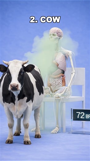 which animal fart can a human tolerate? #science #animation