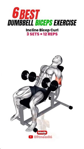 💪Ultimate Dumbbell Biceps - Building Exercises for Maximum Gains (Gym & Home) #shorts #fitness #fyp