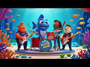 Fast Fish and the Bathtub Band | Nursery Rhymes & Kids Songs – Description