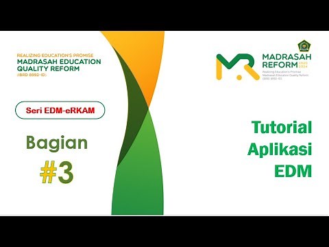Tutorial Aplikasi Evaluasi Diri Madrasah (EDM)