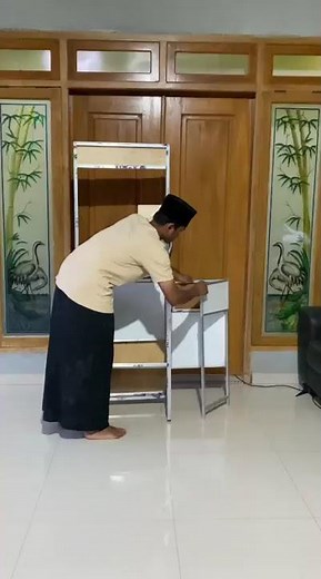 Gerobak lipat portable praktis Tutorial yang mini+meja kompor#booth #gerobaklipat #gerobak #usaha