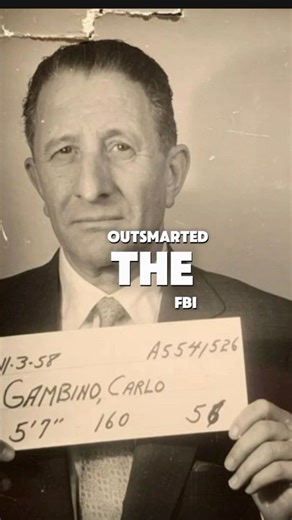 “Carlo Gambino: The Mafia Boss Who Never Went to Jail” #fyp #history #mafia #viral #trending