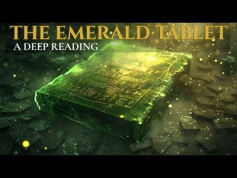 The Emerald Tablet of Hermes Trismegistus | A Deep Reading