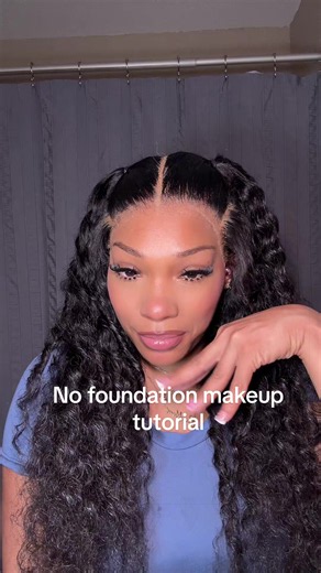 No foundation makeup tutorial |All the products I used⬇️: Blush pallet @Juvia’s Place Concealers @tarte cosmetics Liquid bronzer @ColourPop Cosmetics Liquid blush & Cream Lip Pencil @e.l.f. Cosmetics Press Powder @Maybelline NY Lipstick @M·A·C Cosmetics