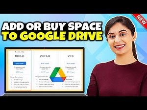 How to add Or buy space to google drive 2024 | Increase Gmail storage