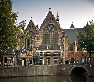 Oude Kerk (Old Church) in Amsterdam, Netherlands