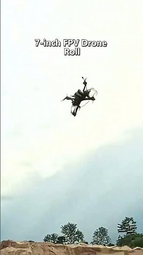 Perfect FPV Freestyle Roll with 7-Inch Drone! 🚀 #fpv