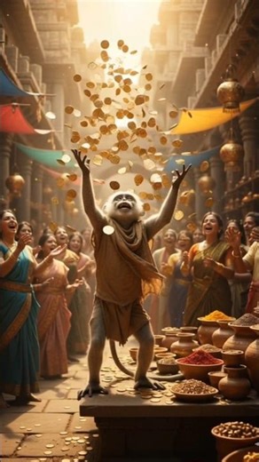 Hard working monkey #shorts #ai