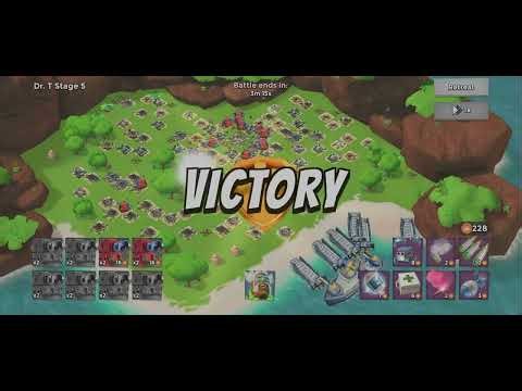 Dr. T’s Volcano Island – Boom Beach Gameplay | Full Clear Strategy (No Boosts)