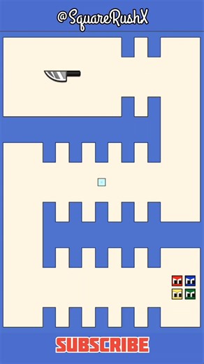 Knife Arena EP.02: Red vs Blue vs Green vs Yellow. #shorts