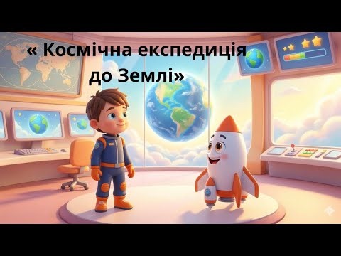 «Космічна експедиція до Землі» — заняття для дітей.