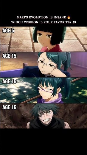 Maki Zenin: The Most INSANE Anime Glow Up? 🔥 #makizenin #jujutsukaisen #jjk