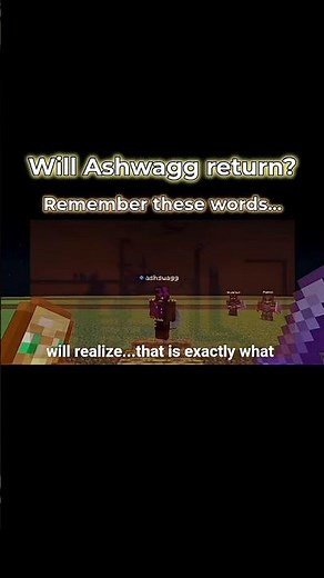 Will Ashwagg return to Unstable?✨️||Unstable smp
